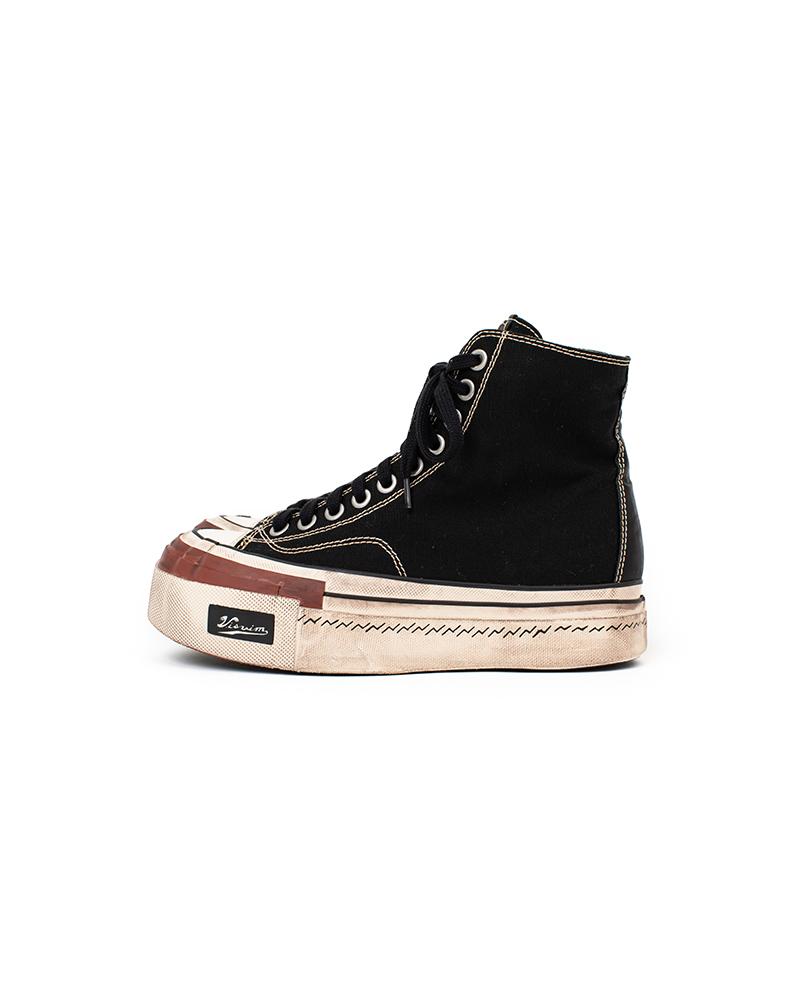 visvim SKAGWAY HI G.PATTEN 8 1/2 ブラック使用感は少ないです